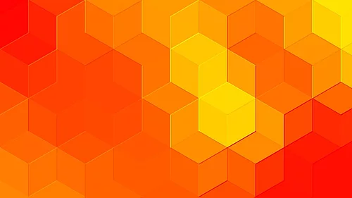 Hintergrund rot gelb Sechsecke