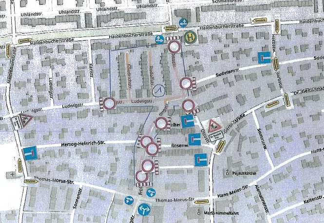 Verkehrszeichenplan