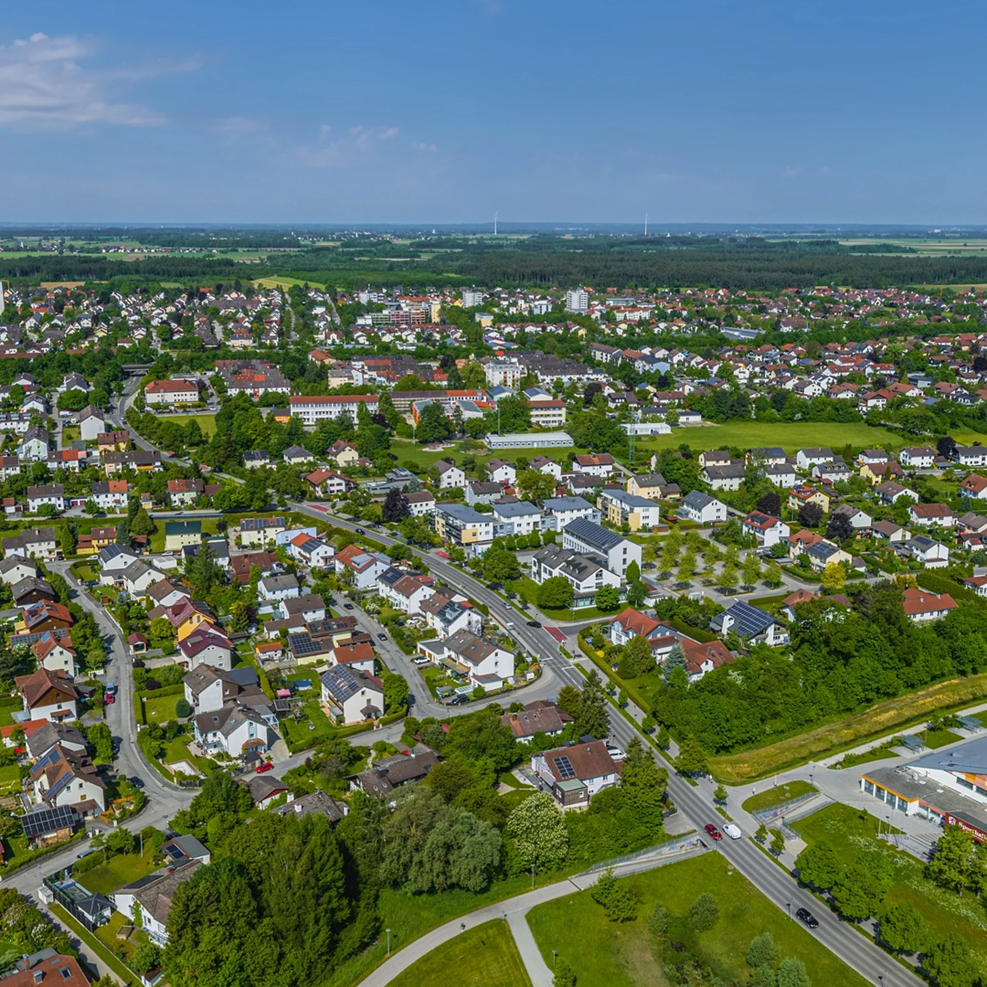 Kaufering West von Oben