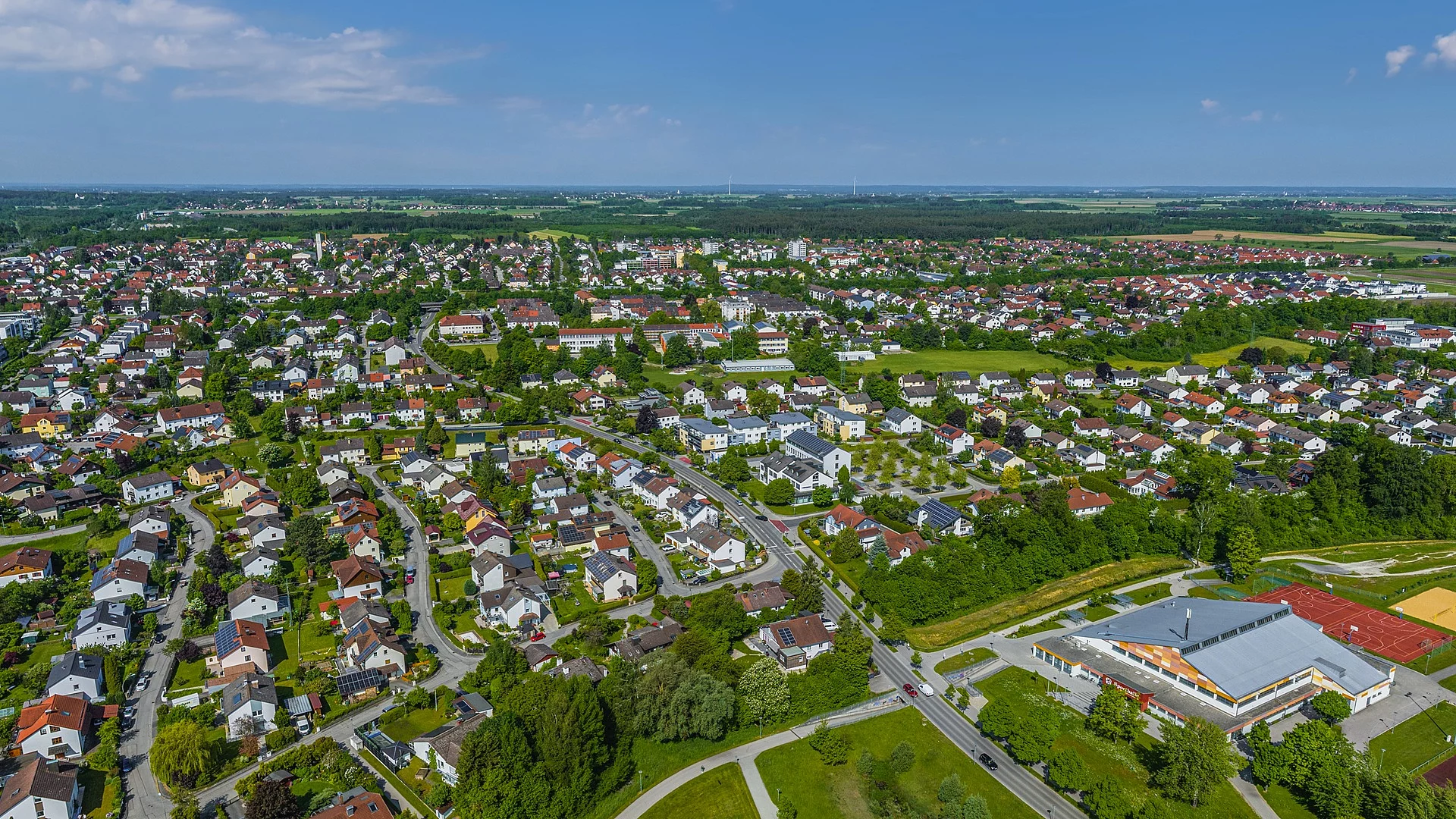 Kaufering West von Oben