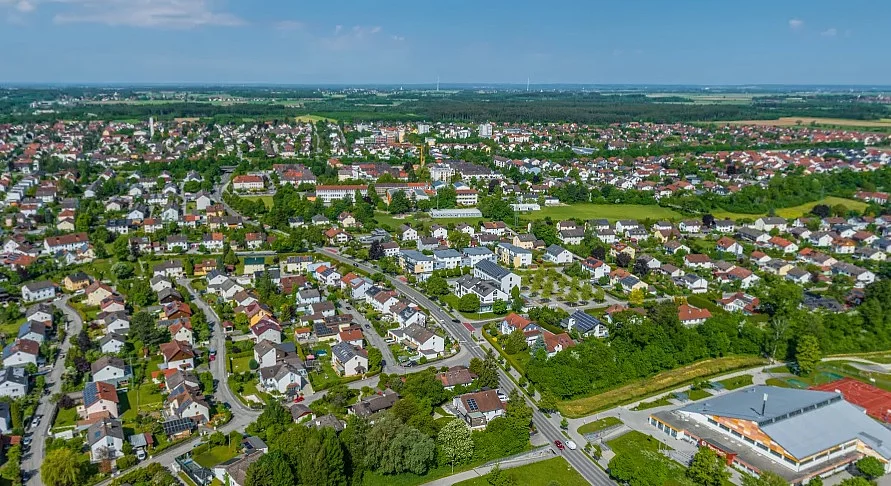 Kaufering West von Oben