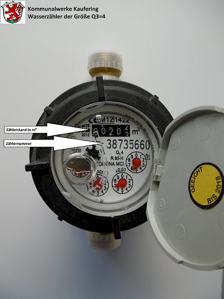 Bild von Wasserzähler Modell 1